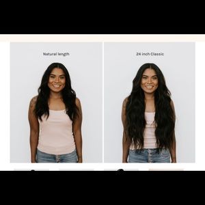 BFB hair extensions - dark brown (cola)